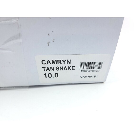 Steve Madden Camryn Snake Print Leather Bootie Heel Boots Size 10 $149 - Picture 8 of 9